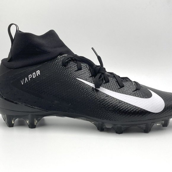 Men's Nike Vapor Untouchable Pro 3 Football Cleats Black AO3021-010 Size 16 NEW - Picture 2 of 7